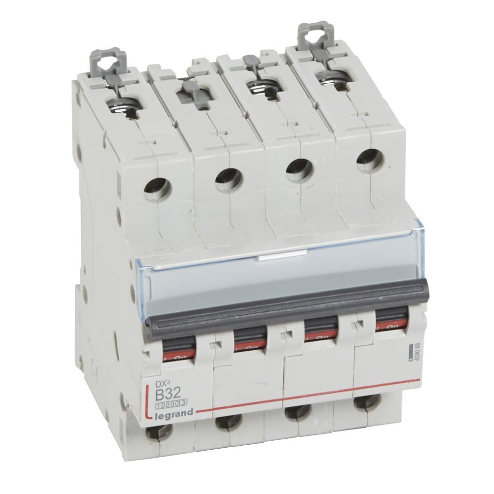 Legrand DX3 Автоматический выключатель 4P 32A (B) 10kA/16kA 409068 — миниатюра 1