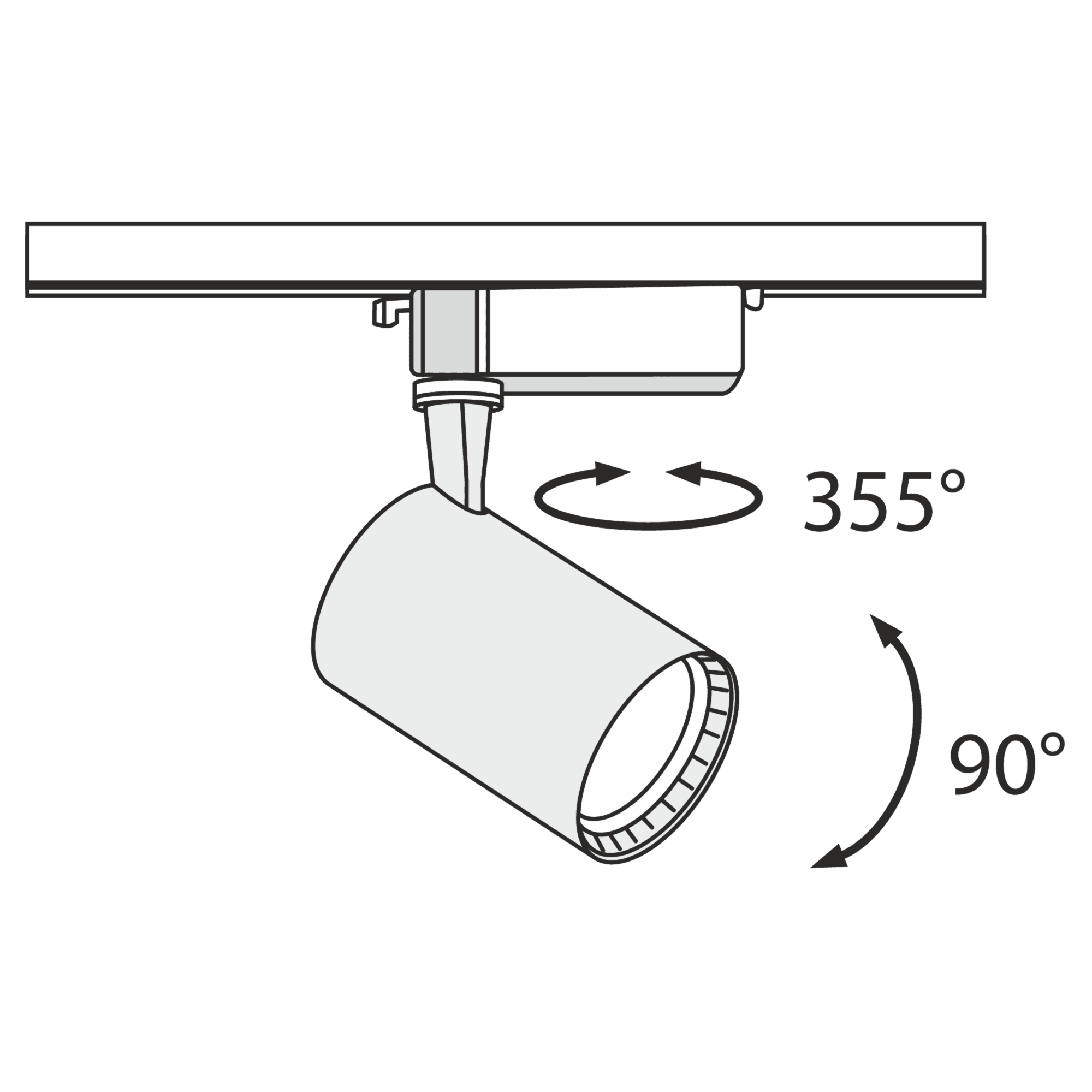 Maytoni Technical Track Черный Трековый светильник LED 12W 800Лм TR003-1-12W4K-B — миниатюра 2