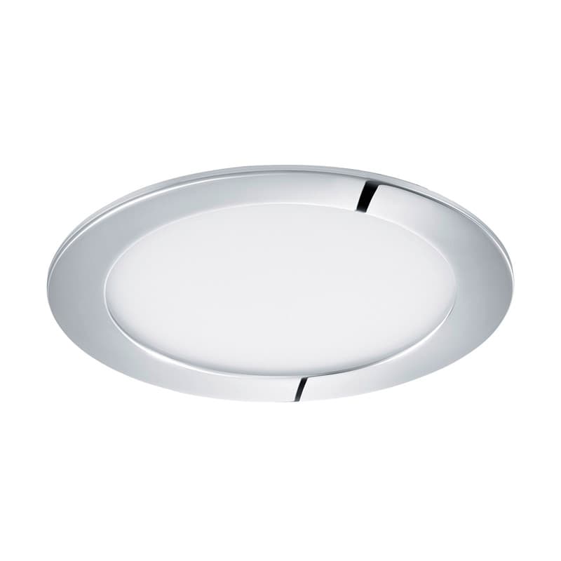 Eglo 96055 Светодиодная ультратонкая встраиваемая панель FUEVA 1, 11W (LED) 3000K, Ø170, IP44, хром