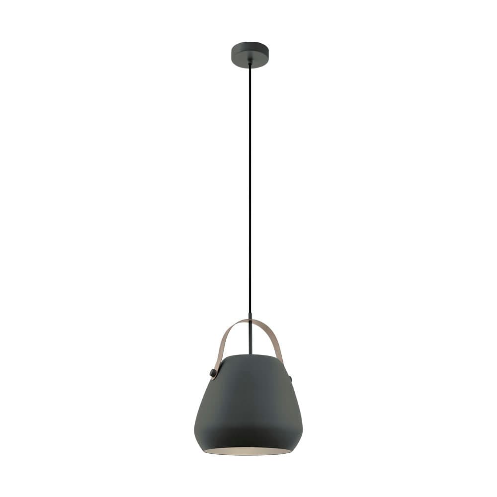 Eglo 98349 Подвес BEDNALL, 1x60W(E27), сталь, темно-серый, жемчужно-серый