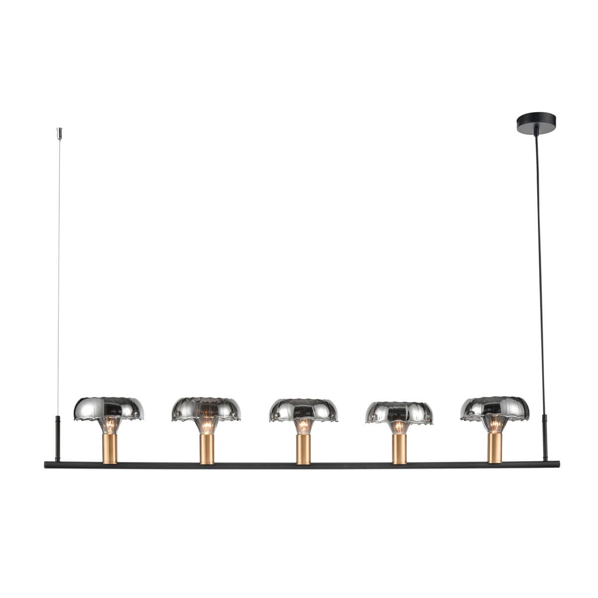 Vele Luce Olivia Светильник подвесной Modern L1335*H870 черный, золото | black, gold металл | metal VL5642P05