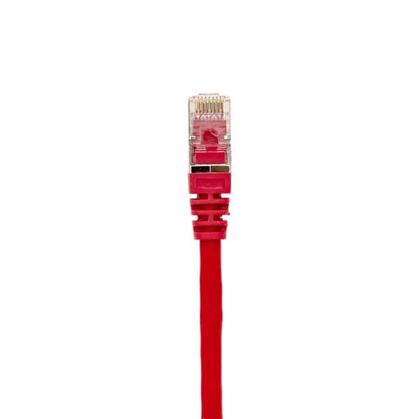 EKF Патч-корд TERACOM CS Cat.6A экранированный S/FTP оболочка LSZH красный (0,5м) — миниатюра 3