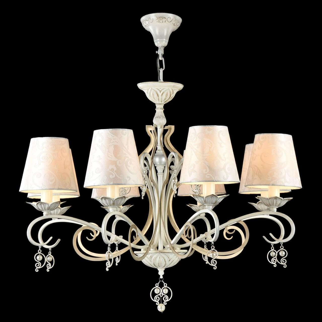 Maytoni Elegant Monile Белый с Золотом Люстра 8xE14 40W ARM004-08-W — миниатюра 4