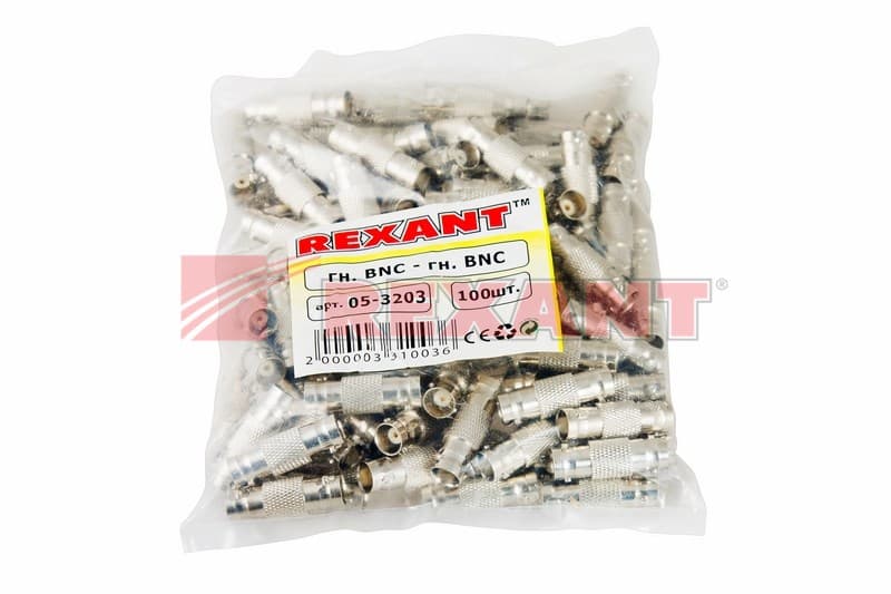 Переход гнездо BNC - гнездо BNC (I-коннектор) Rexant 05-3203 — миниатюра 2