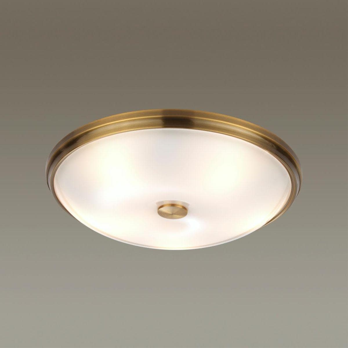 Odeon Light 4956/5 WALLI ODL22 511 античн.бронза/металл/белый/стекло Настенно-потолочн.светильн. E14 5*40W PELOW — миниатюра 4