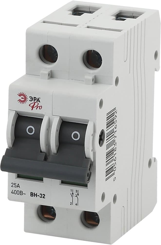 ЭРА NO-902-95 Pro Выключатель нагрузки ВН-32 2P 25A