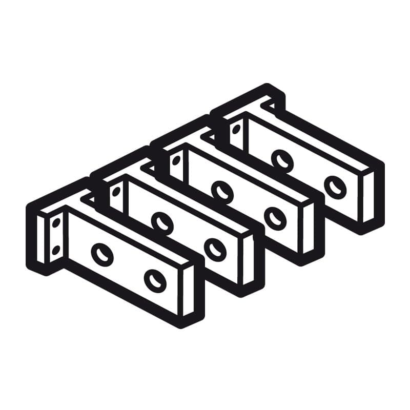 Legrand Клемма для подключения сзади для DPX/DPX-IS 1600 короткая 4P установка сверху или снизу 026382