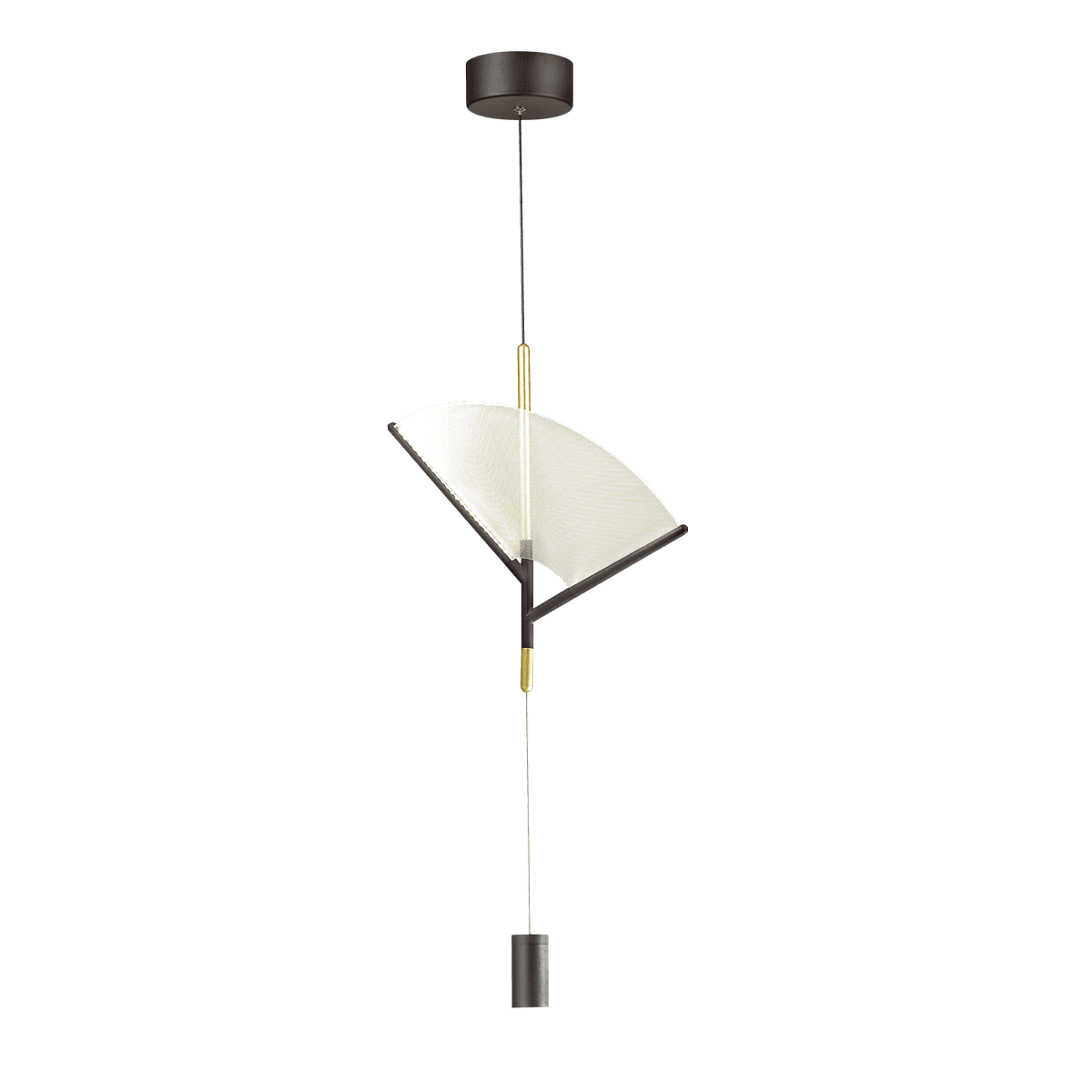 Odeon Light 4651/7L ODL20 7 черный/золотой/прозрачный Подвес LED 7W 220V VENTA — миниатюра 2