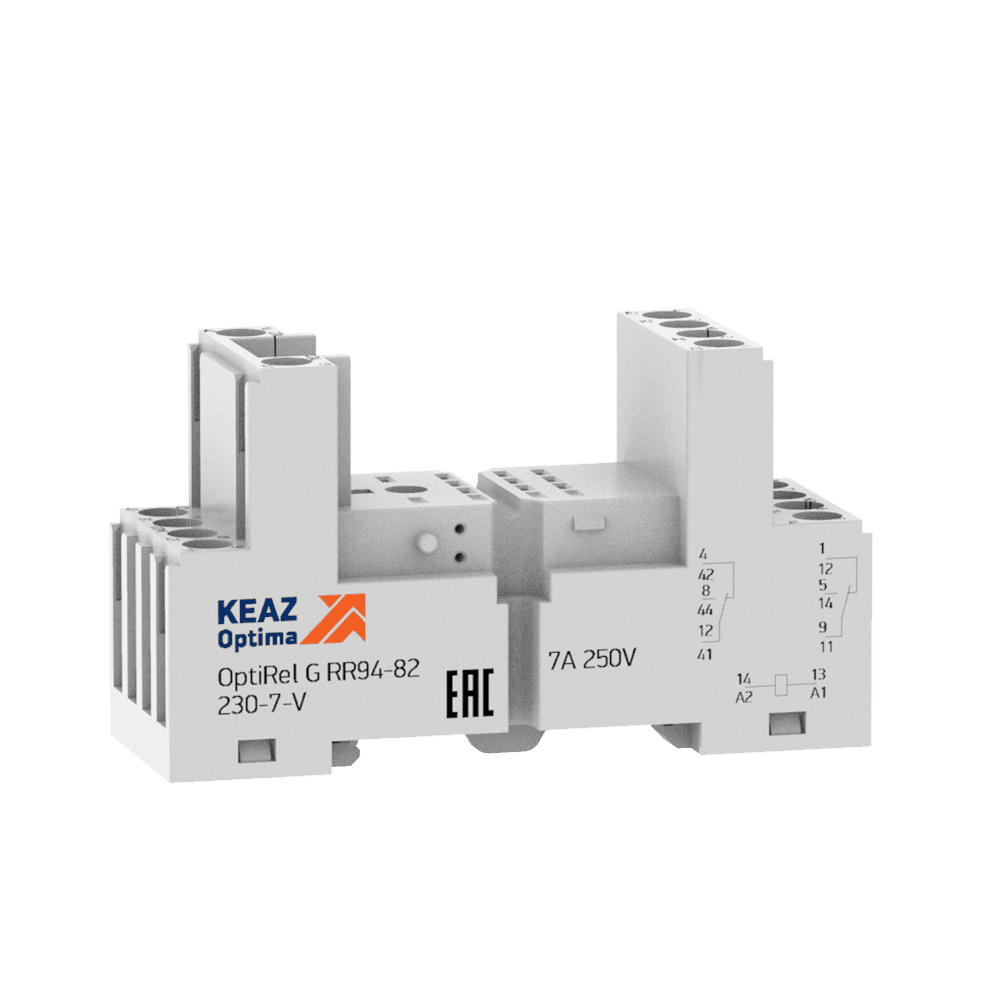КЭАЗ Розетка для реле OptiRel G RR94-82-230-7-V