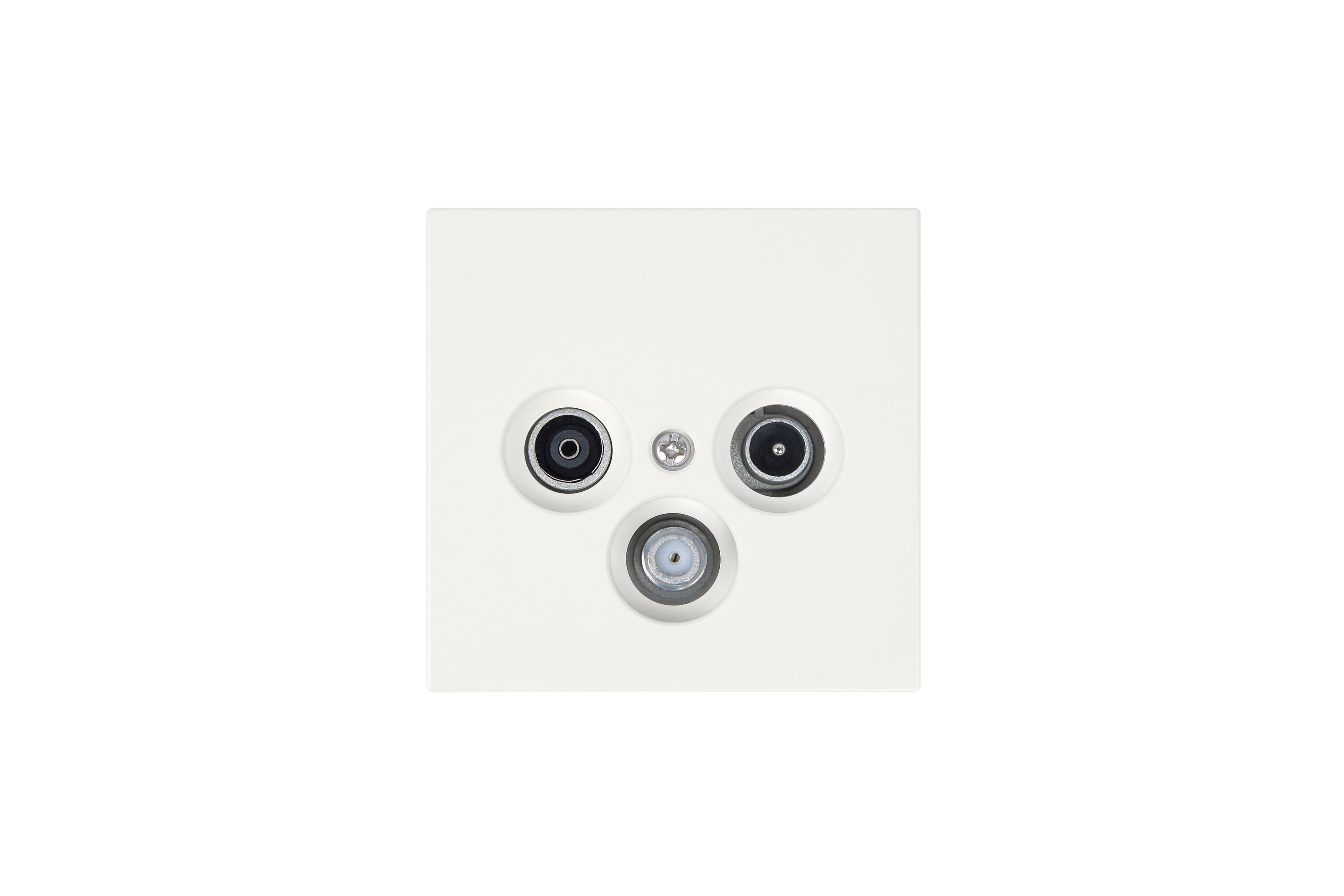 Jasmart FD Сахара Розетка TV+FM+SAT Φ9.5mm проходная