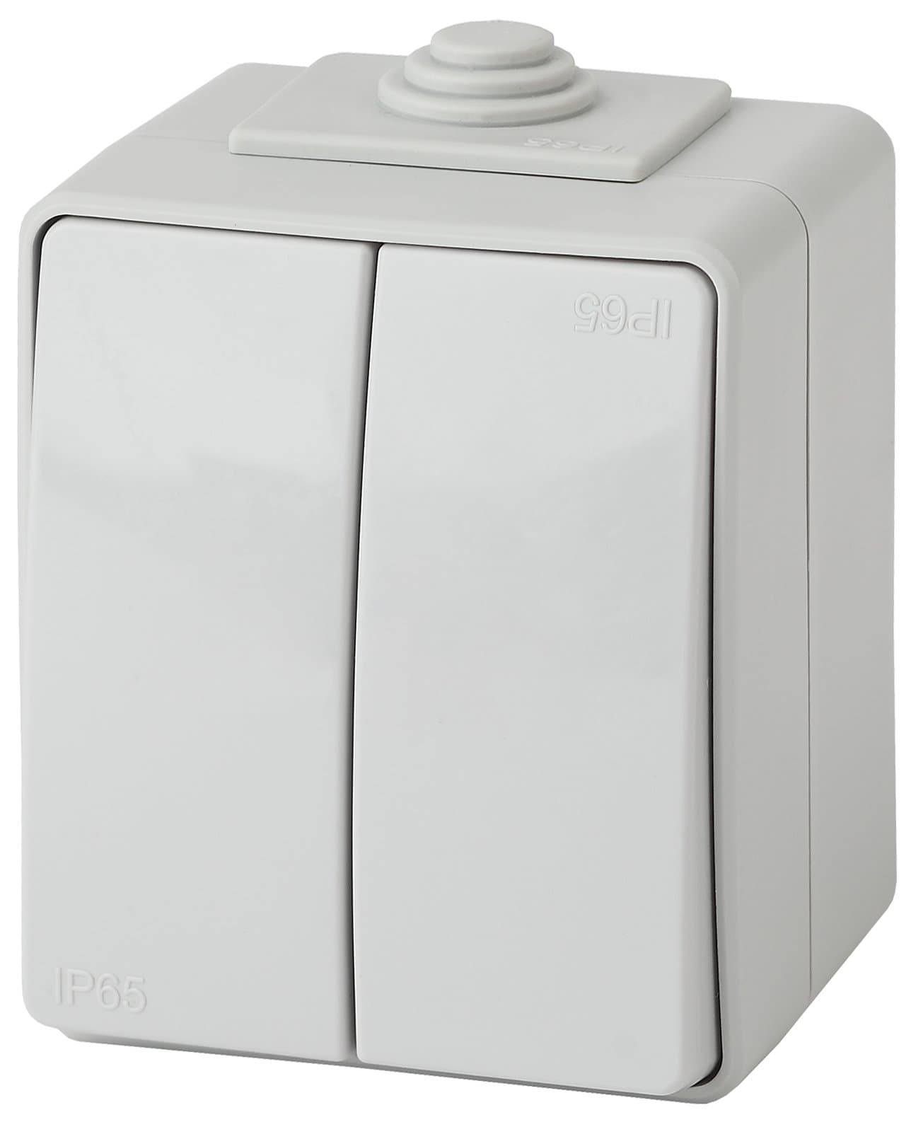ЭРА 11-1606-03 Эксперт Серый Переключатель 2-кл ОУ IP65