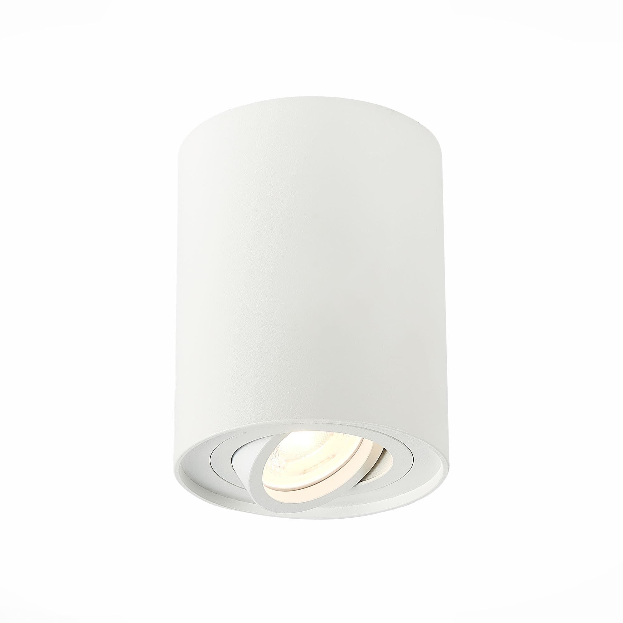 ST Luce ST108.517.01 Светильник потолочный Мат. белый GU10 1*50W D98xH124 220V Без ламп