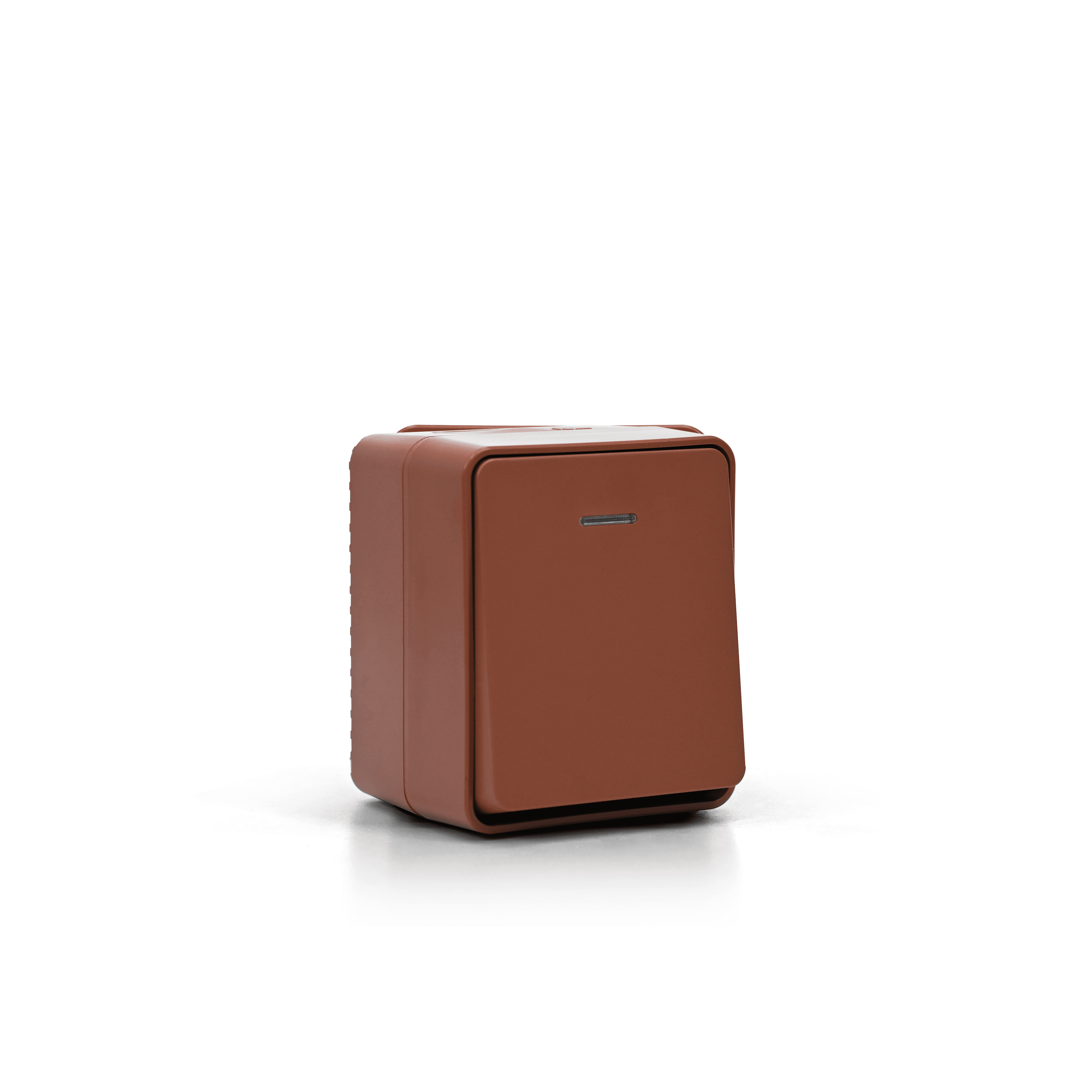 Systeme Electric AtlasDesign Profi54 Наруж Терракотовый Выключатель 1-клавишный с подсветкой 10 АХ — миниатюра 4