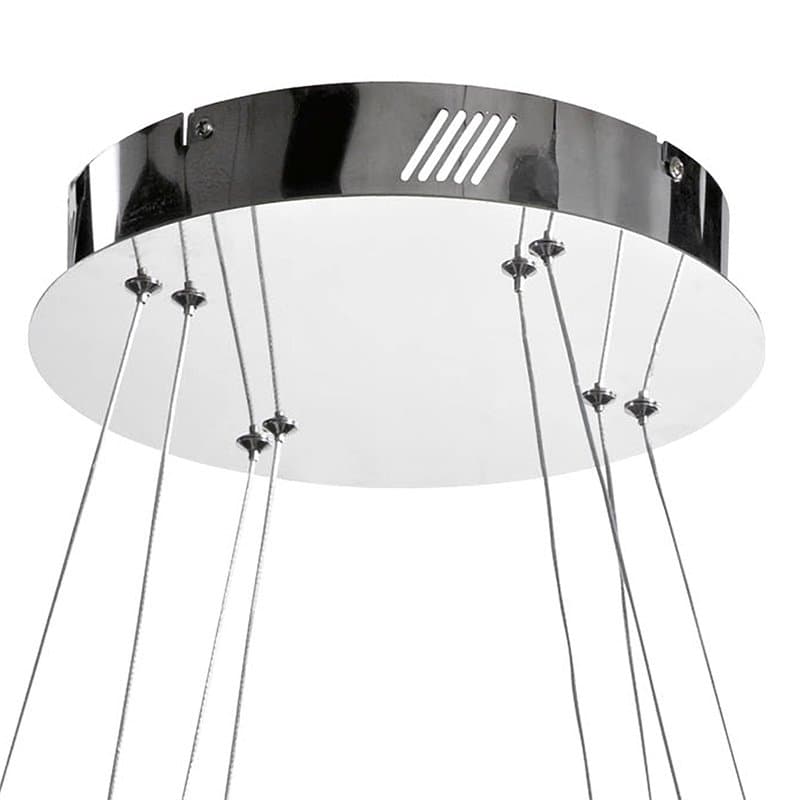 Eglo Подвес LED TONERIA, 128х0,5(LED), Ø900, B670, H1500, сталь, хром/хрусталь 93946 — миниатюра 2