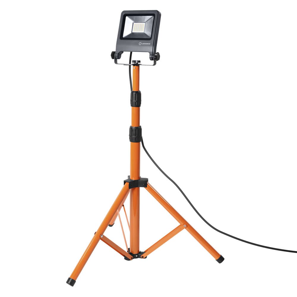 Ledvance LED прожектор WORKLIGHT на телескопической треноге Серый 30Вт 2700 Лм, 4000 К Нейтральный белый свет 4058075213937