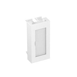 OBO Bettermann Заглушка с полем для маркировки, 0,5 модуля Modul45, 45х22,5 мм, белая 6117410 — миниатюра 2