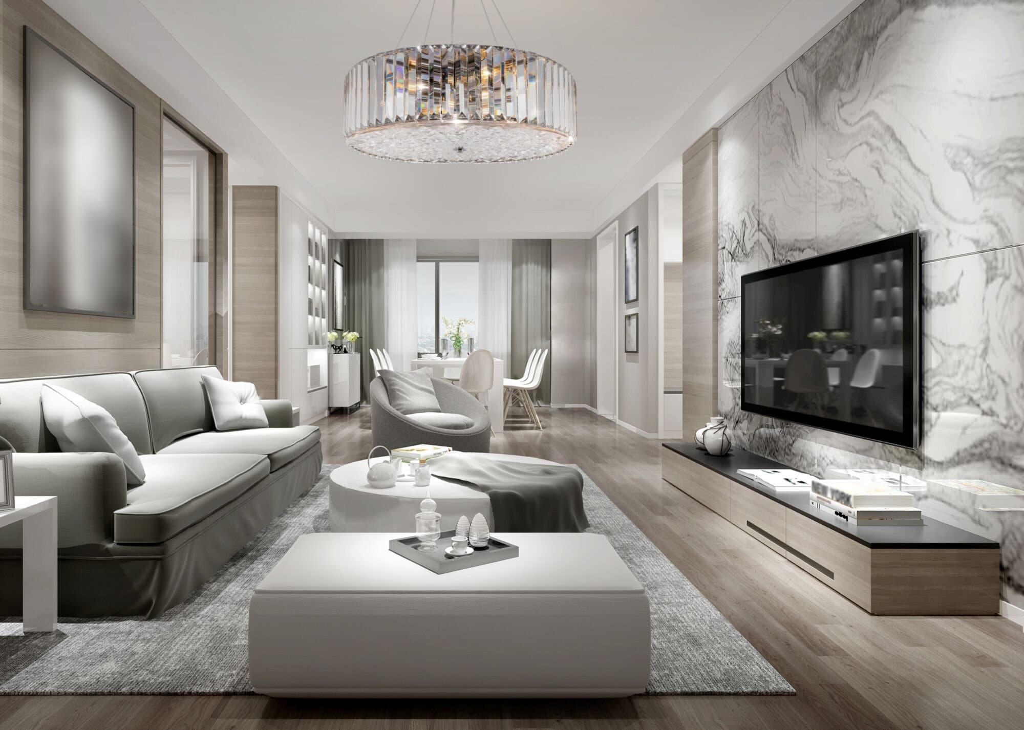 Maytoni Modern Recinto Хром Потолочный светильник MOD080CL-06CH — миниатюра 8