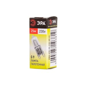 ЭРА G9-JCD-25-230V-CL (галоген, капсула, 25Вт, нейтр, G9) — миниатюра 2