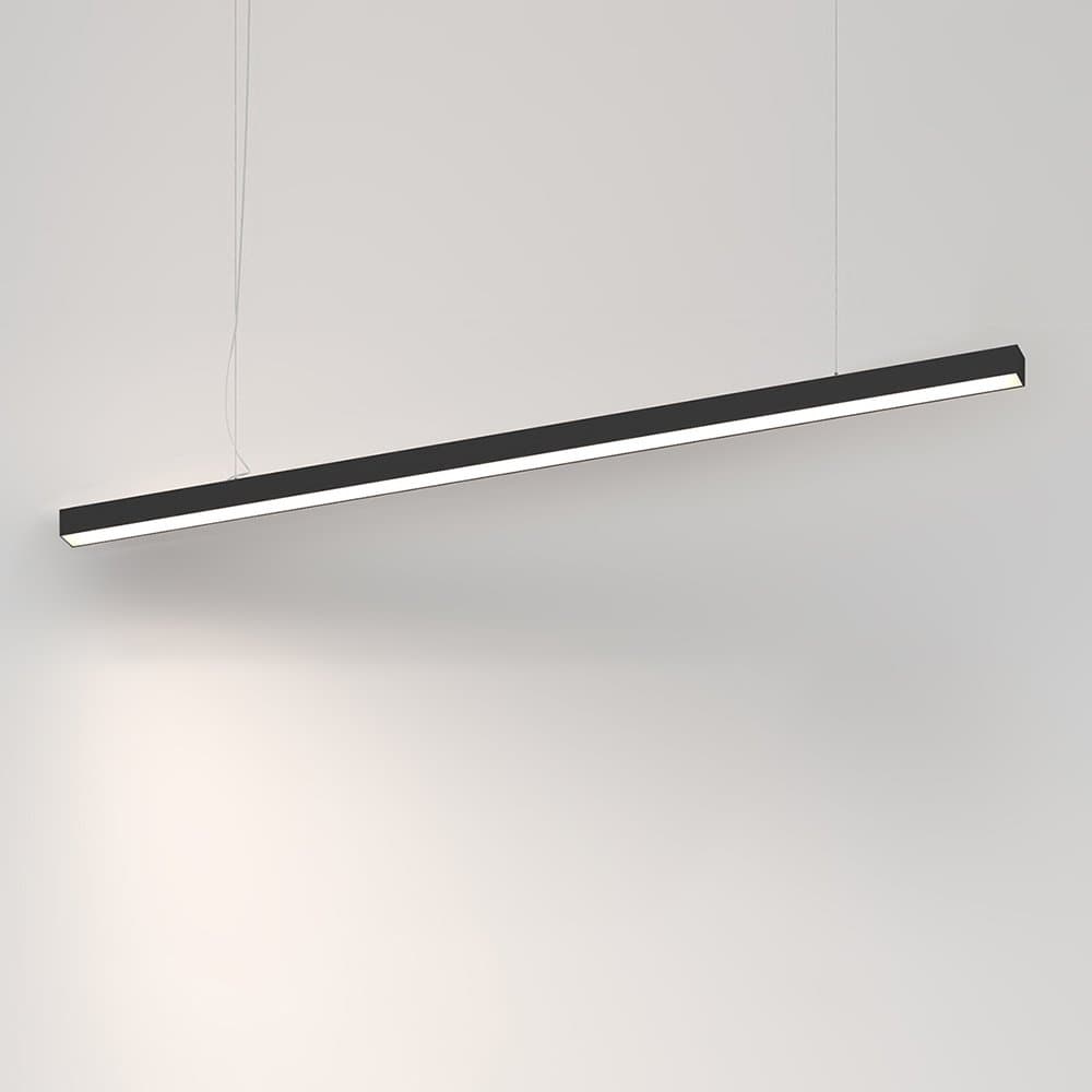 H-LINE 50 S 31W 3000K 2640lm Ra80 220V IP20 (1-10V) / Светильник LED, 1245мм (подвесной) (Briaton) ЧЕРНЫЙ 011S-31W3K-1245BK DIM