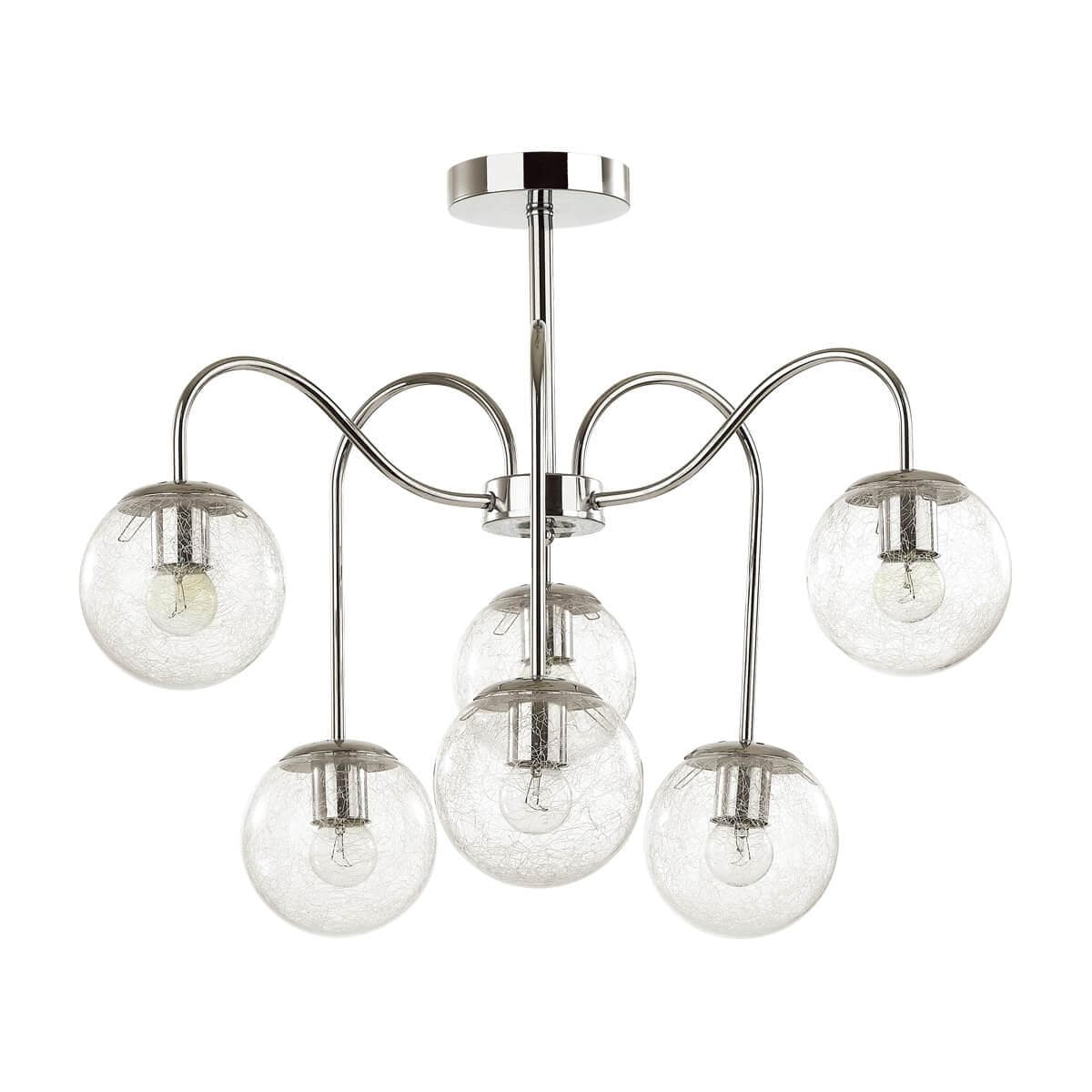 Lumion 4551/6C COMFI LN21 068 хром Люстра потолочная E27 6*60W 220V DARCY — миниатюра 2