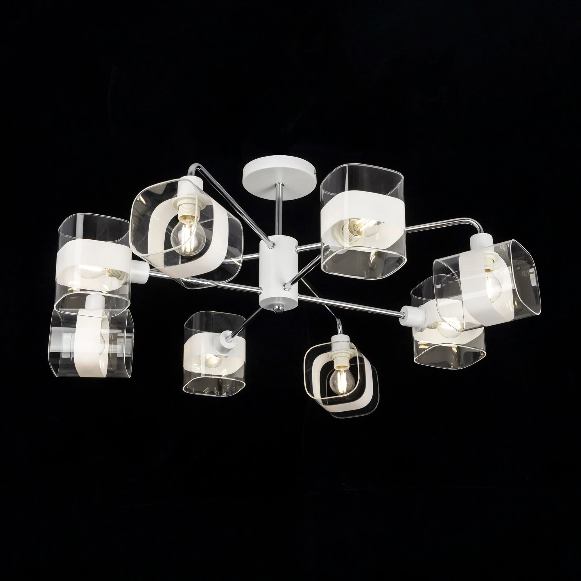 Citilux CL140180 Бертон Белый+Хром Люстра — миниатюра 5
