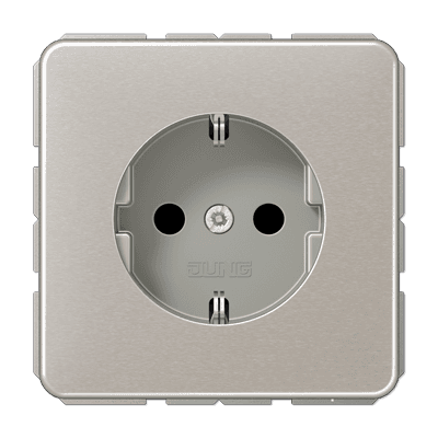 JUNG SCHUKO®-розетка 16 A / 250 B ~ , платина CD1521PT