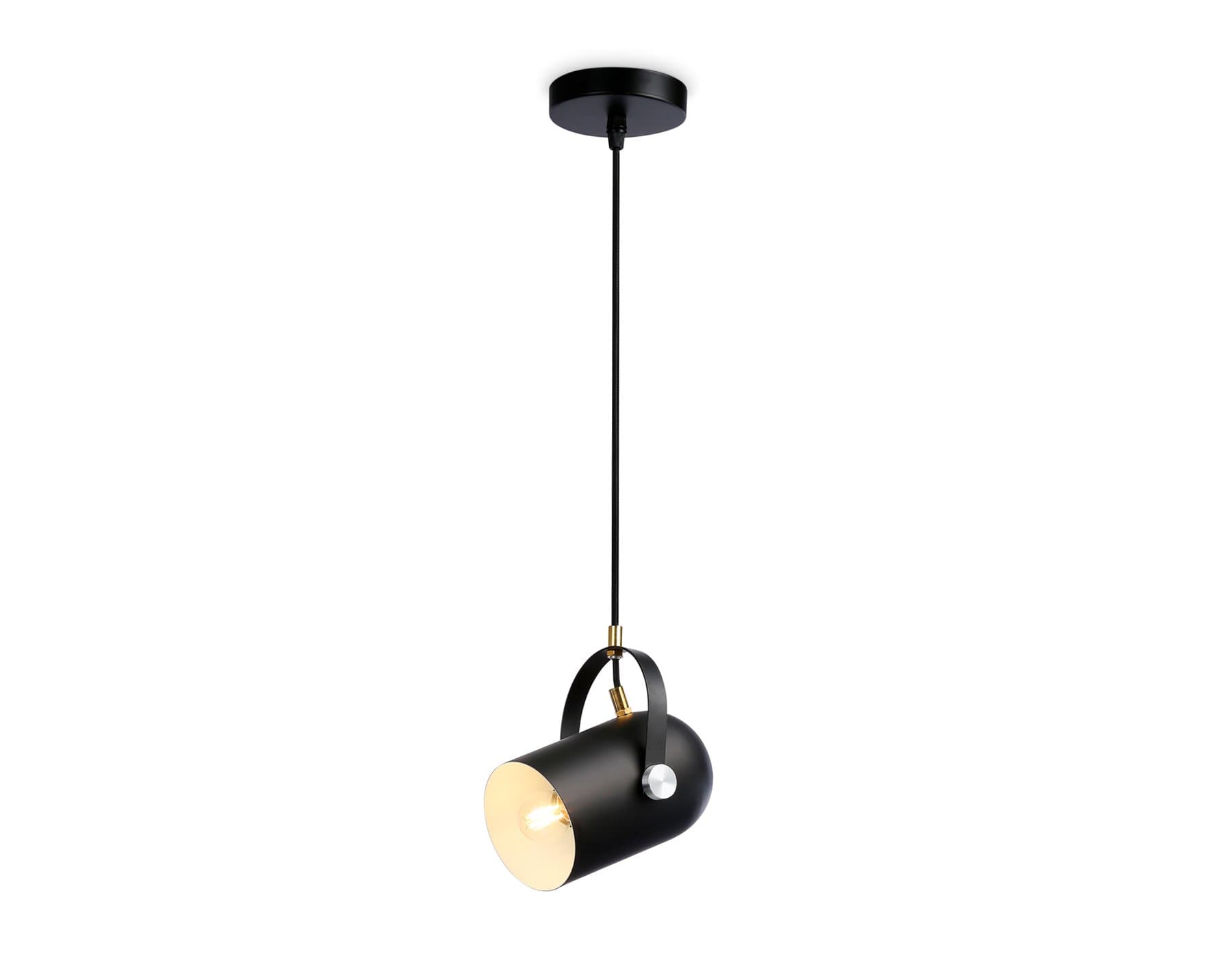 Ambrella Подвесной светильник в стиле лофт TR8206 BK черный E27 max 40W D117*1035 — миниатюра 2