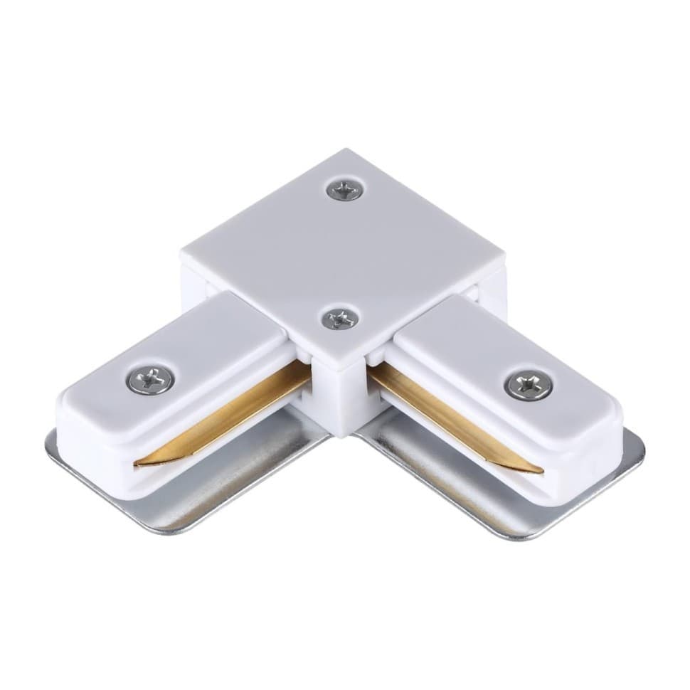 Novotech 135141 PORT NT22 белый Соединитель с токопроводом "L" для однофазного двухжильного шинопровода IP20 220V