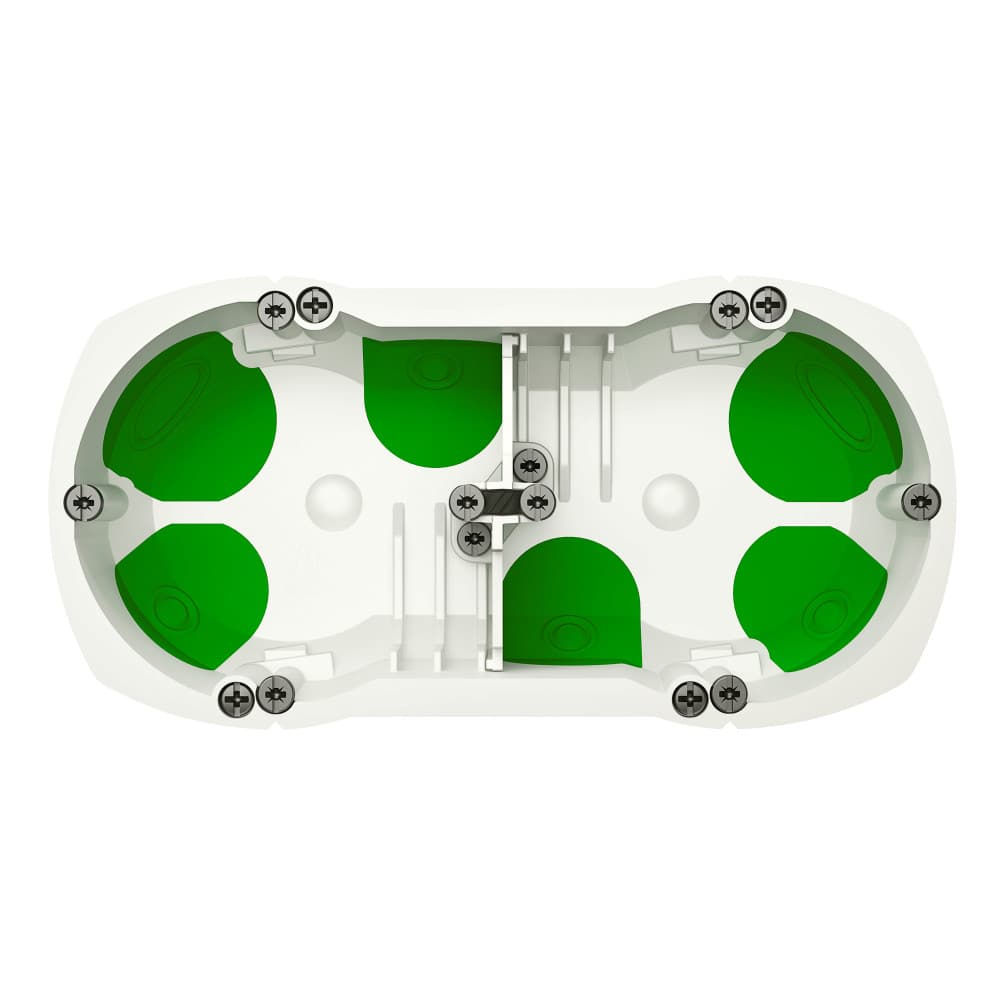 Schneider Electric Коробка 2-ая Multifix Air 67x40 для скрытого монтажа — миниатюра 1