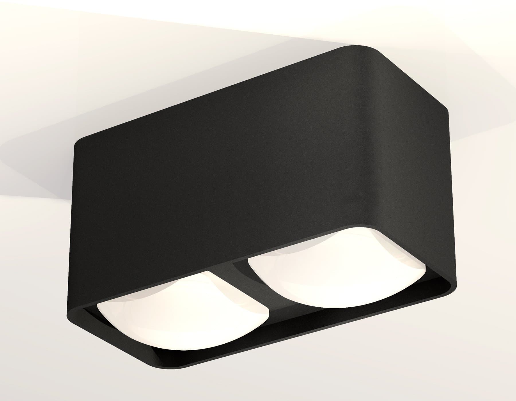Ambrella Комплект накладного светильника с акрилом XS7851022 SBK/FR черный песок/белый матовый MR16 GU5.3 (C7851, N7756) — миниатюра 2