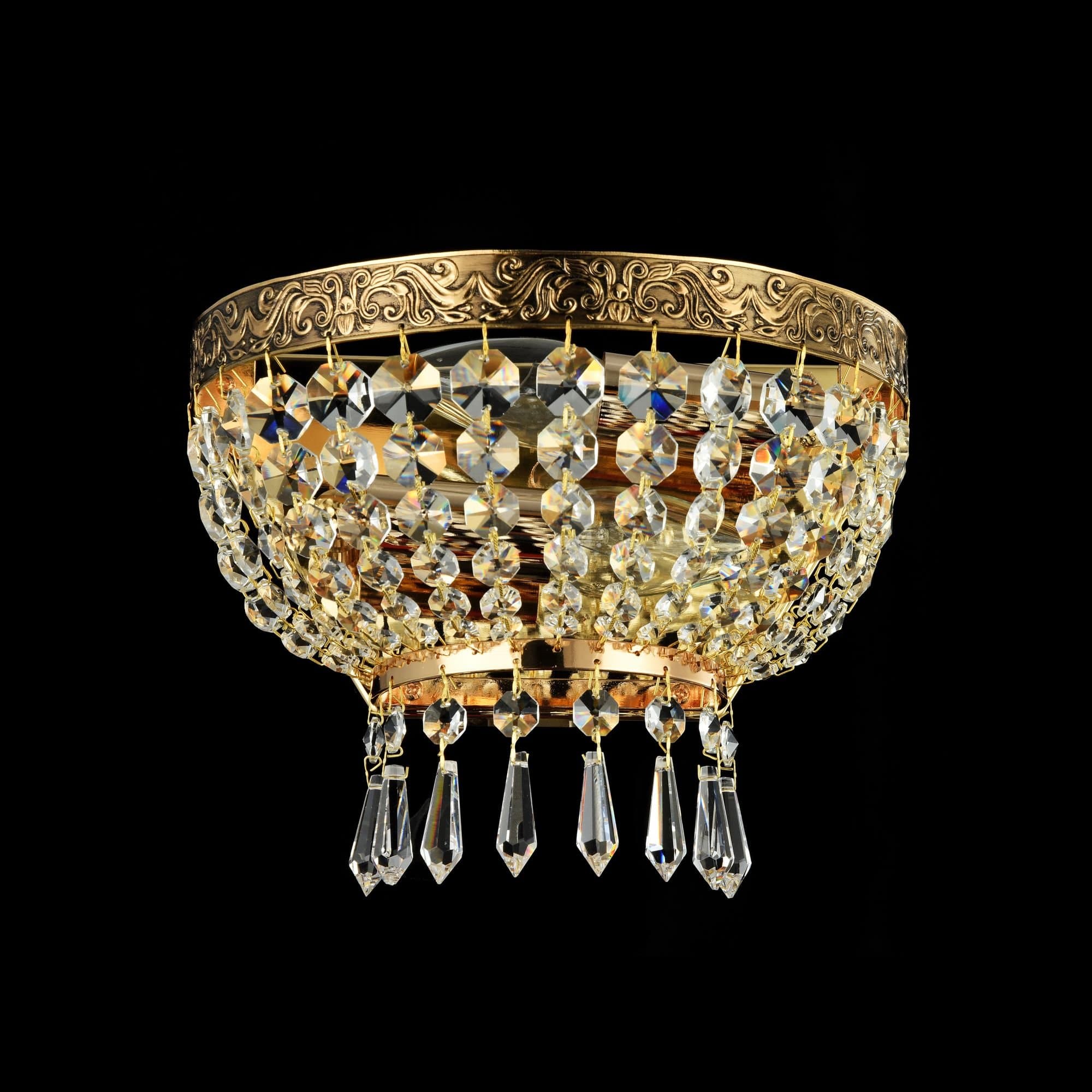 Maytoni Royal Classic Tiara Золото Антик Бра 2xE14 60W DIA500-WL-02-G — миниатюра 7