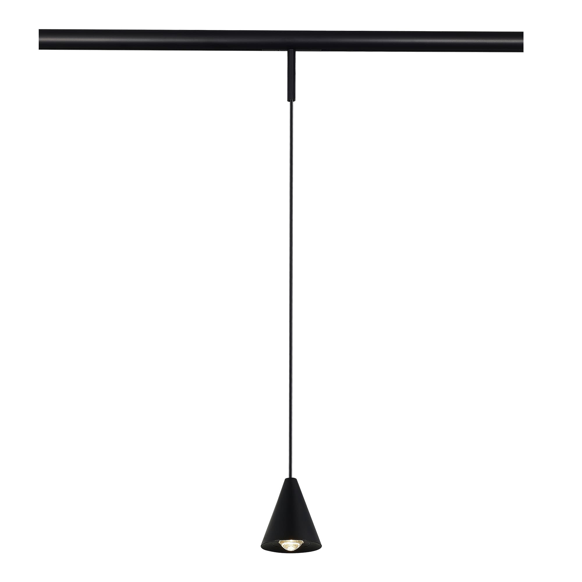 ST LUCE ST689.446.05 Магнитный трековый светильник Черный LED 1*5W 4000K Lm Ra>90 40° IP20 D80xH98 24V