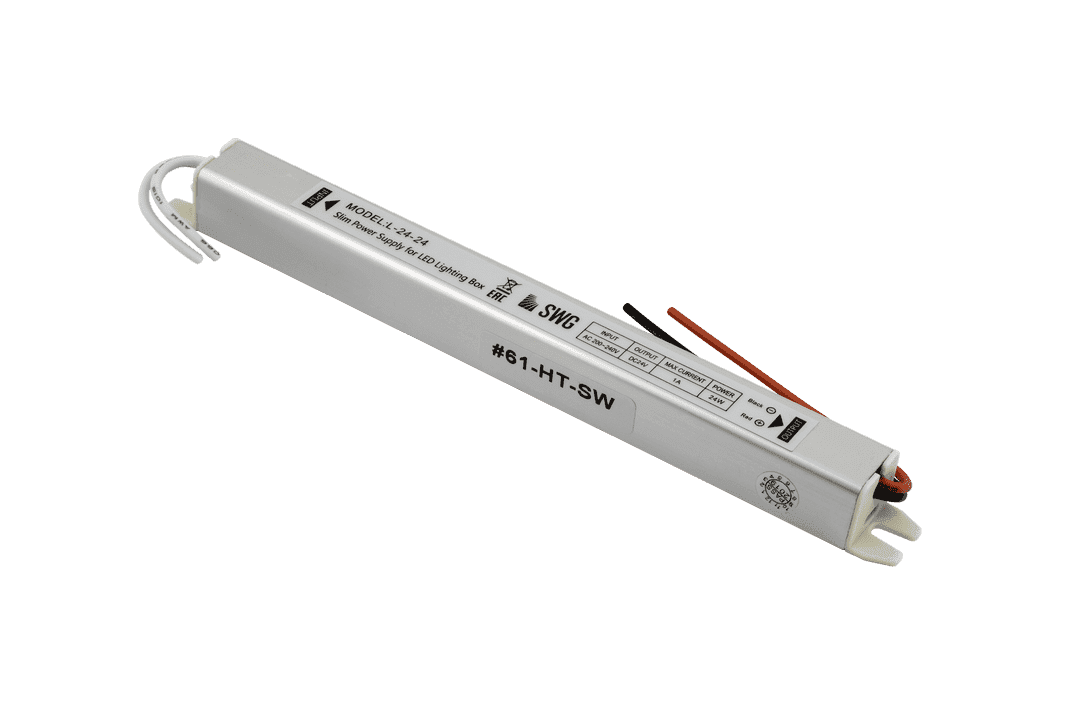 SWG Блок питания сверxтонкий, 24 W, 24V L-24-24