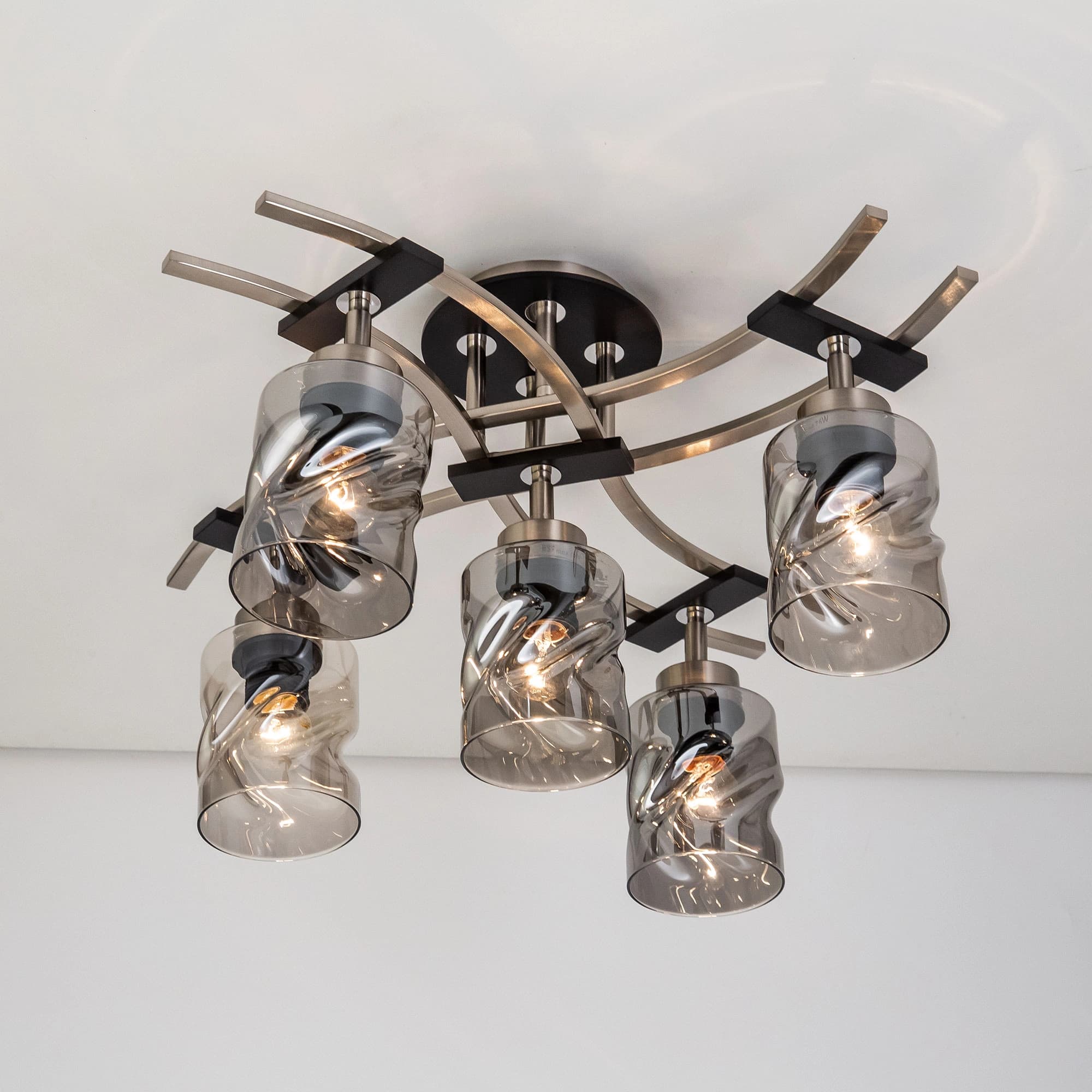 Citilux CL142155 Мерида Хр.Мат+Дымч Люстра — миниатюра 4