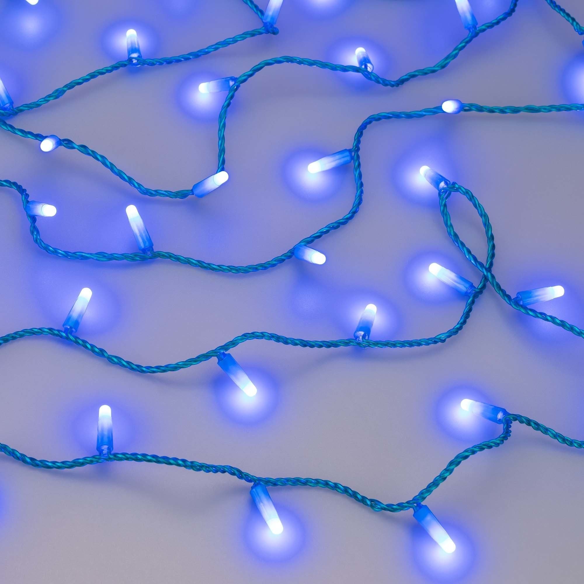 Arlight Светодиодная гирлянда ARD-STRING-CLASSIC-10000-BLUE-100LED-MILK-STD Blue (230V, 7W) (Ardecoled, IP65) 031198 — миниатюра 3