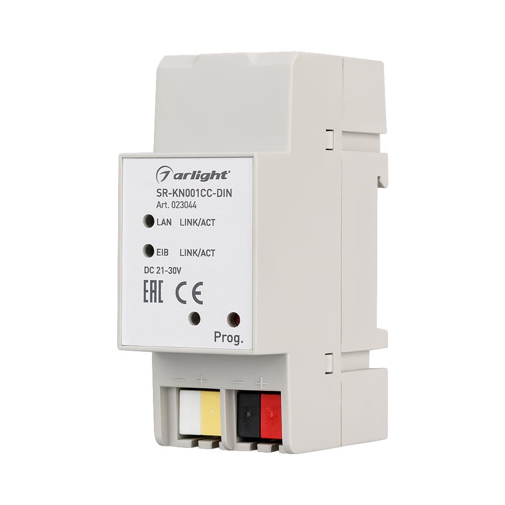 Arlight Конвертер SR-KN001CC-DIN (20-30V, 12mA, Ethernet) (-) 023044