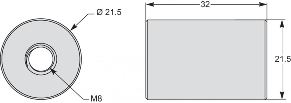 SE Powerlogic Цилиндр 12,5мм (METSECT5CYL1) — миниатюра 1