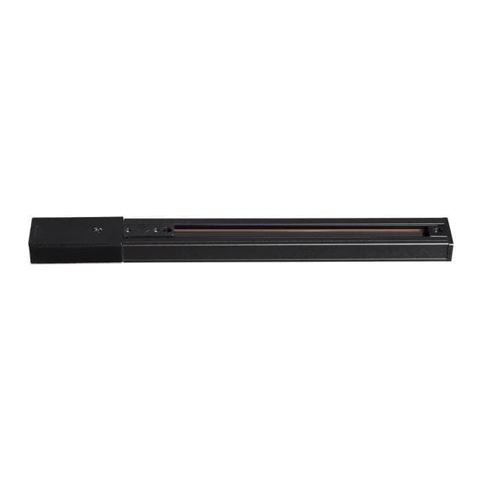 Novotech 135001 NT18 078 черный Шинопровод однофазный с токопроводом и заглушкой, 1м