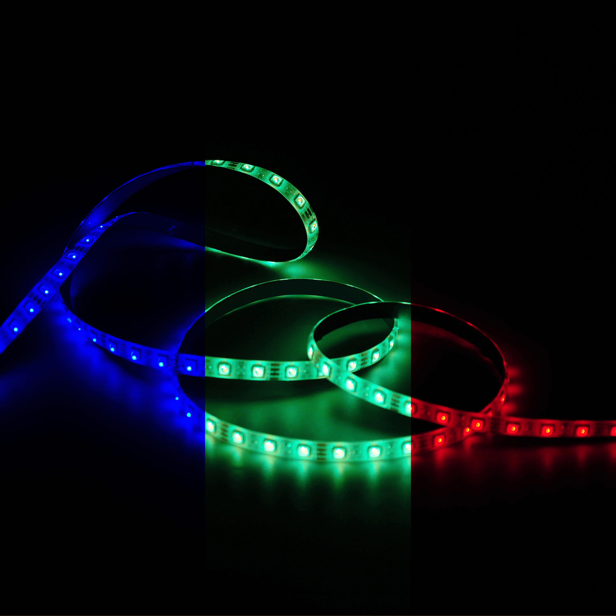 Gauss Лента Basic в комплекте 12V 12W/m 780lm/m RGB IP65 LED 5m 1/50 BT072 — миниатюра 9