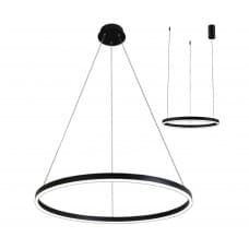 Kink Light 08213,19A(4000K) Подвес Тор черный d60 h150 Led 33W (4000K) 2 типа крепления