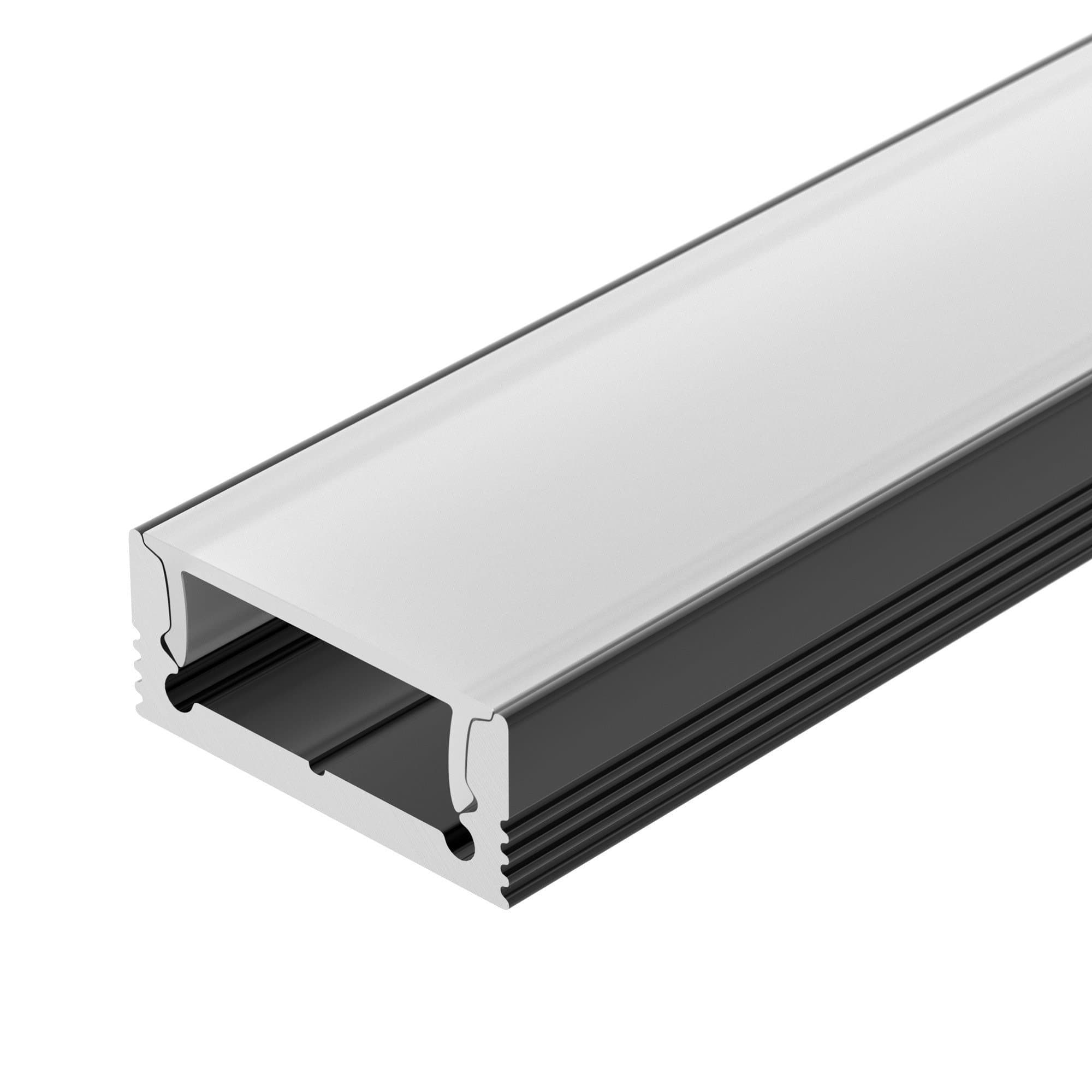 Arlight Профиль SL-SLIM-H7-2000 BLACK (Алюминий) 037110 — миниатюра 1