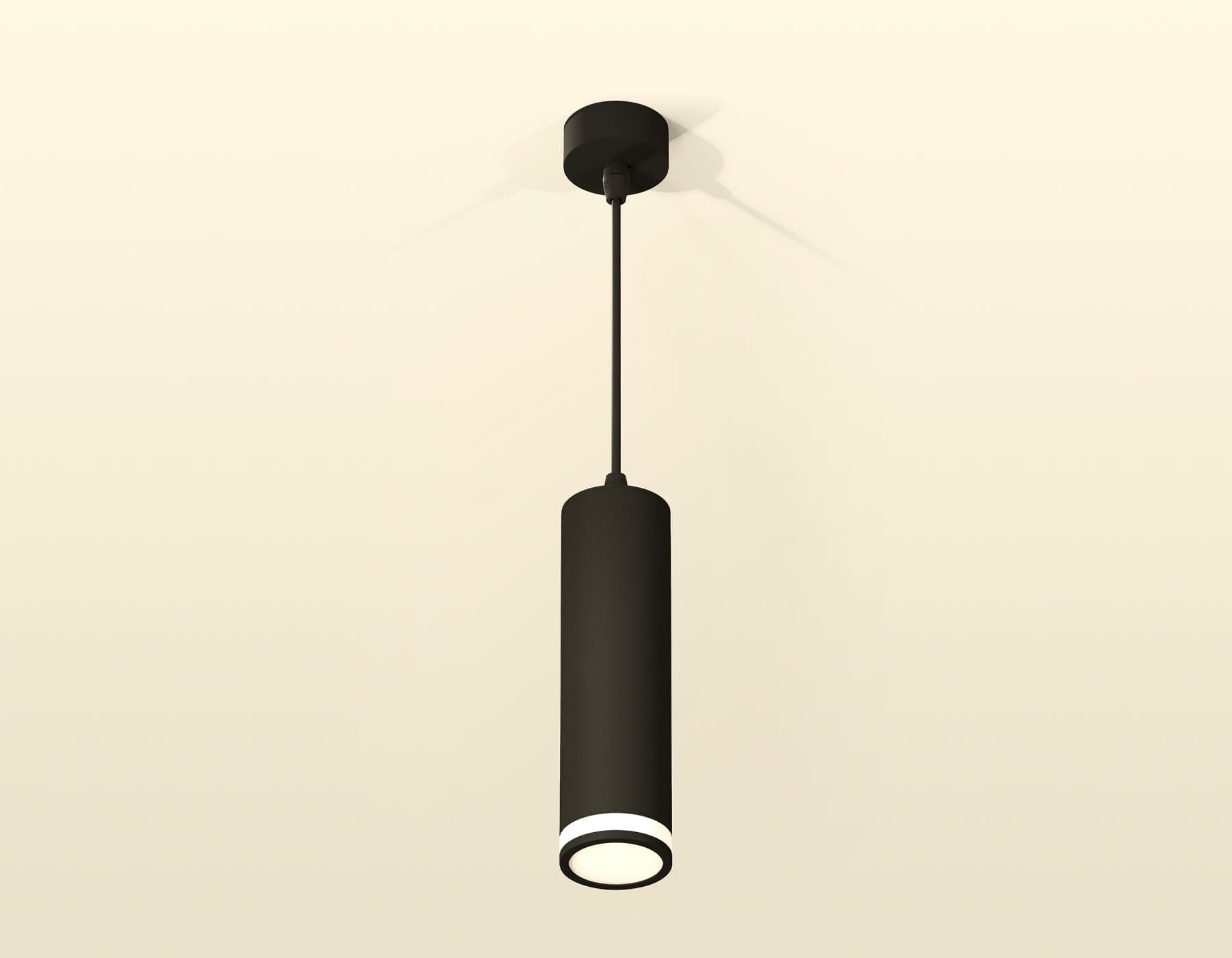 Ambrella Комплект подвесного светильника с акрилом XP6356001 SBK/FR черный песок/белый матовый MR16 GU5.3 (A2302, C6356, N6221) — миниатюра 3