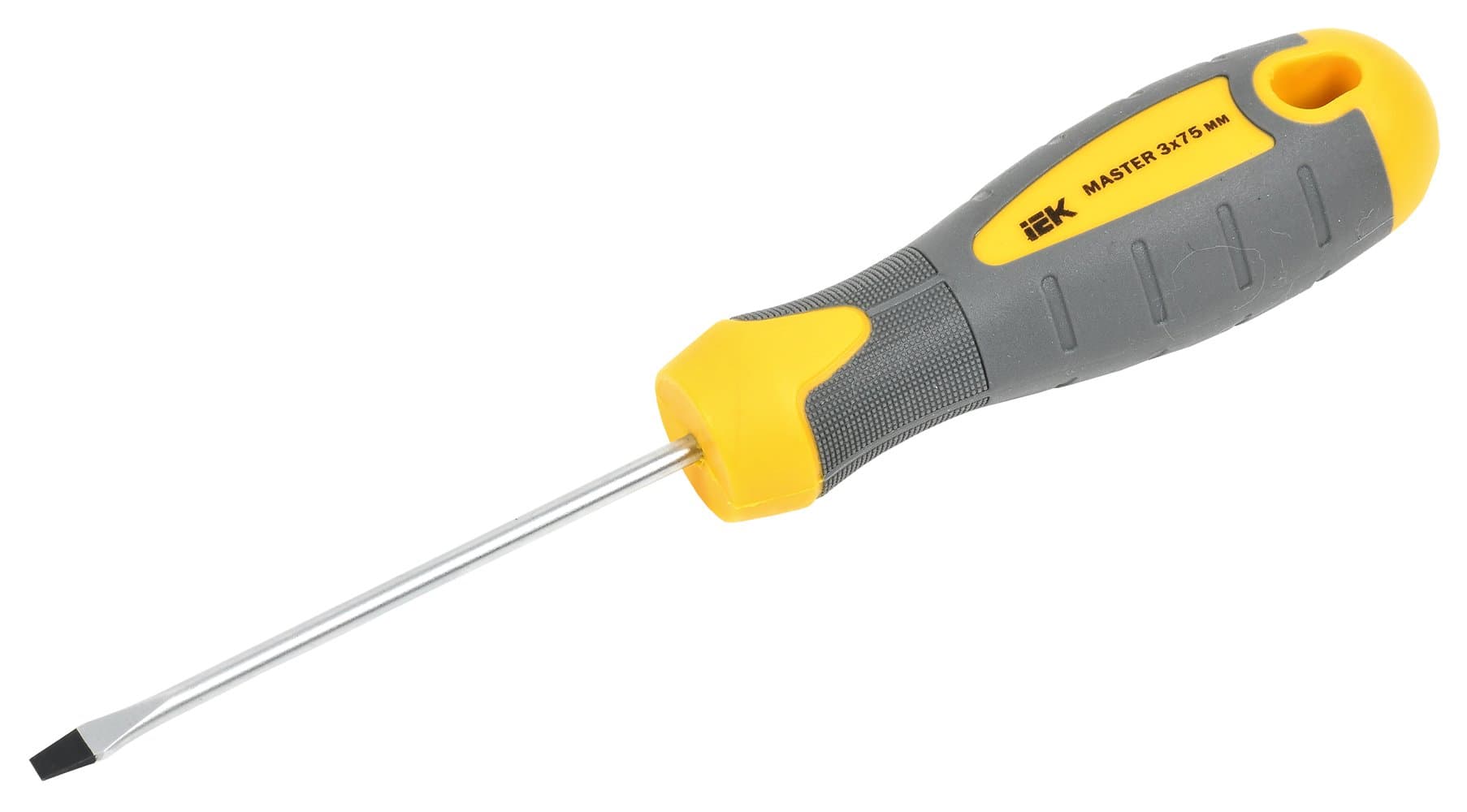 IEK Отвертка шлицевая Master 3х75мм TSC-1SL-375 — миниатюра 1