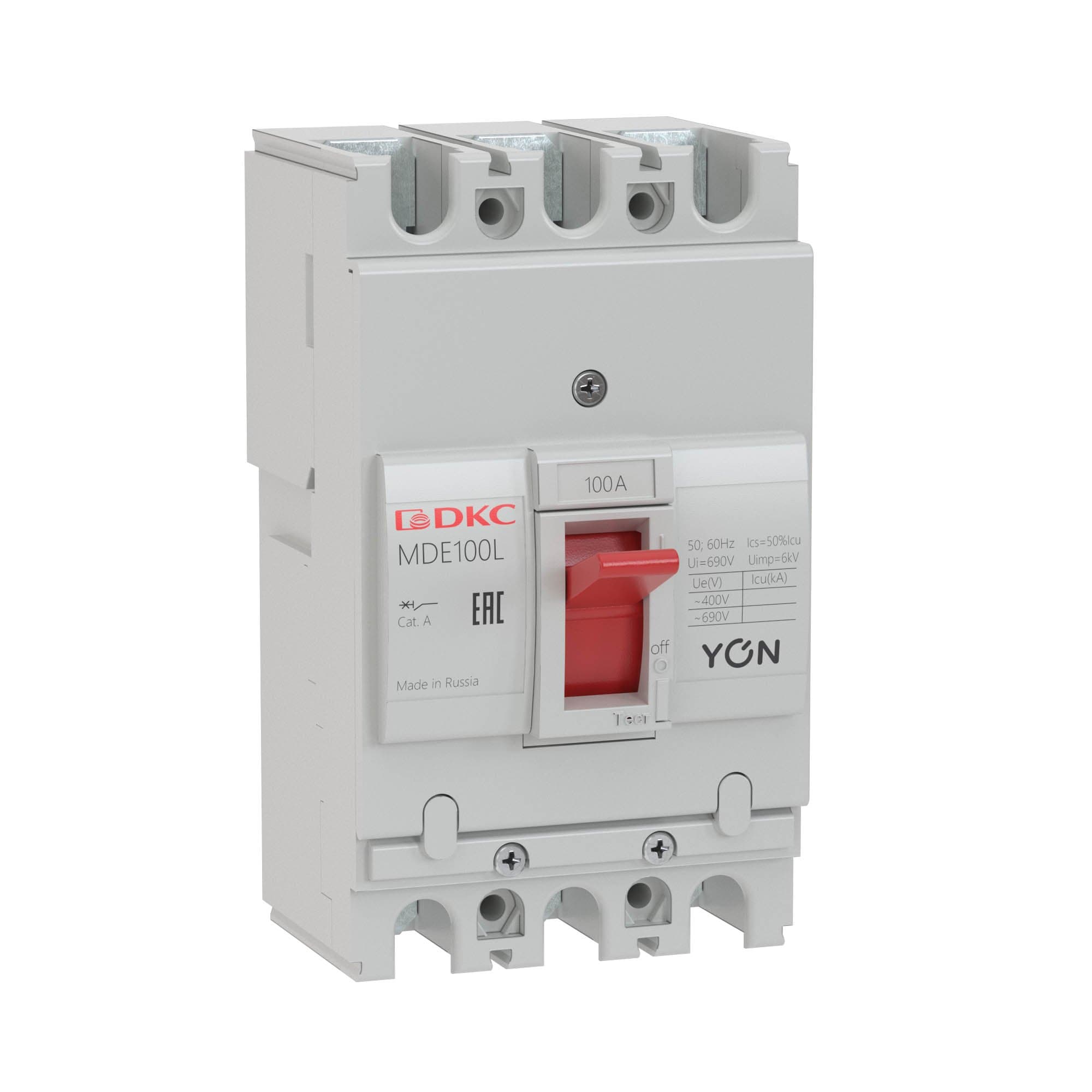 DKC YON pro Автоматический выключатель MDE100N050 3P 50А 20kA — миниатюра 1