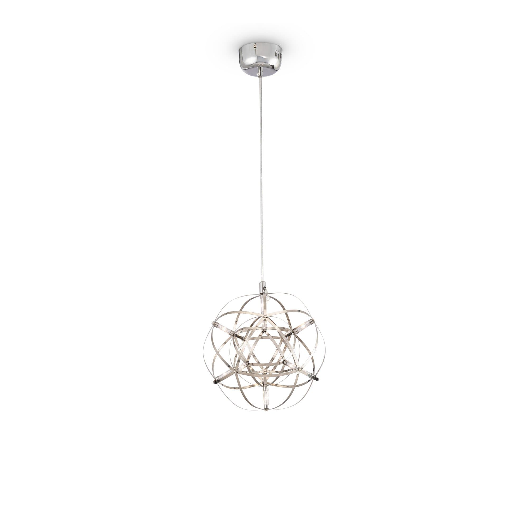 Freya Modern Amber Хром Подвесной светильник FR5099PL-L6CH — миниатюра 2