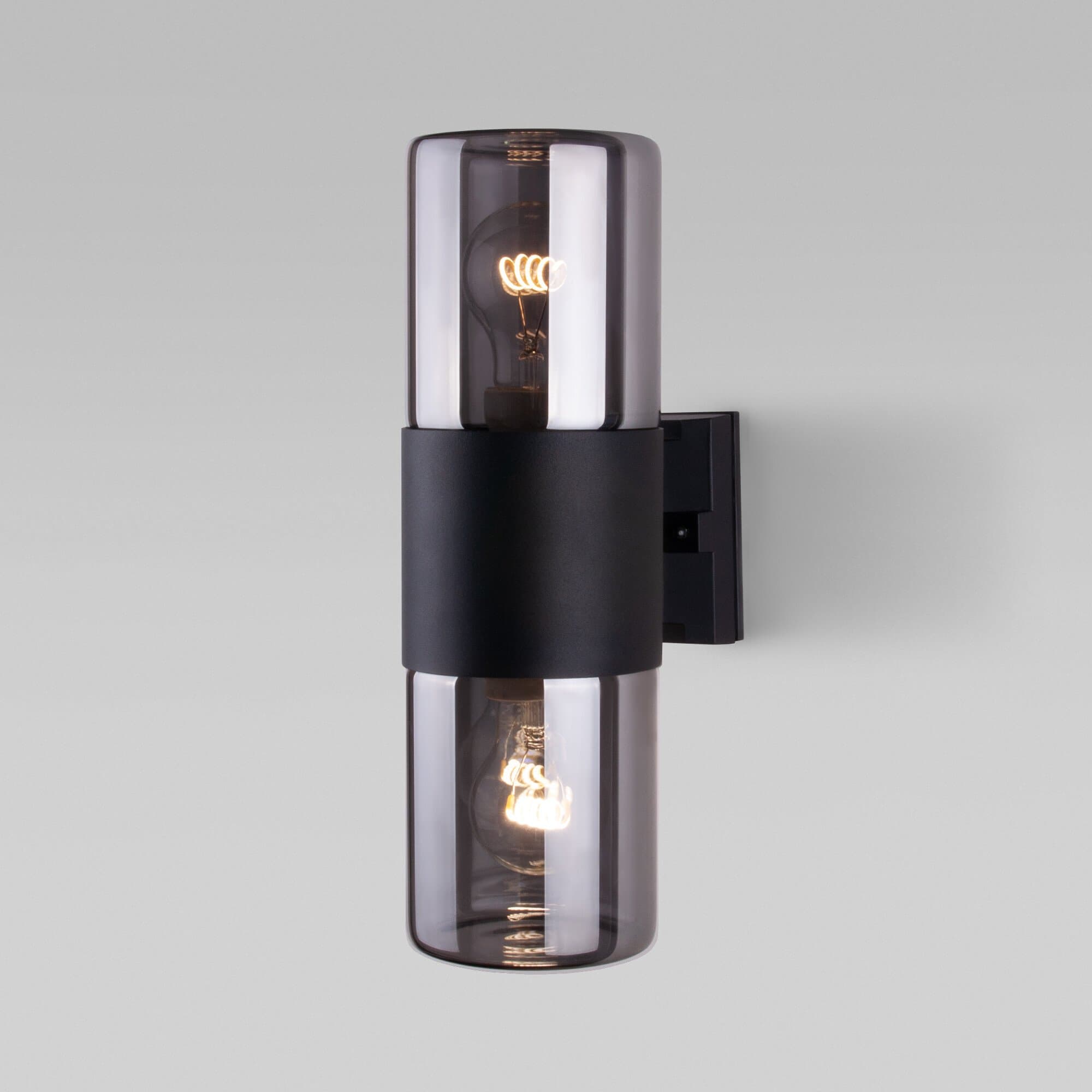Elektrostandard 35125/D / Светильник садово-парковый Roil чёрный/дымчатый плафон a055636 — миниатюра 1