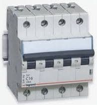 Legrand TX3 Автоматический выключатель 4P 6A (С) 6000 404067 — миниатюра 3