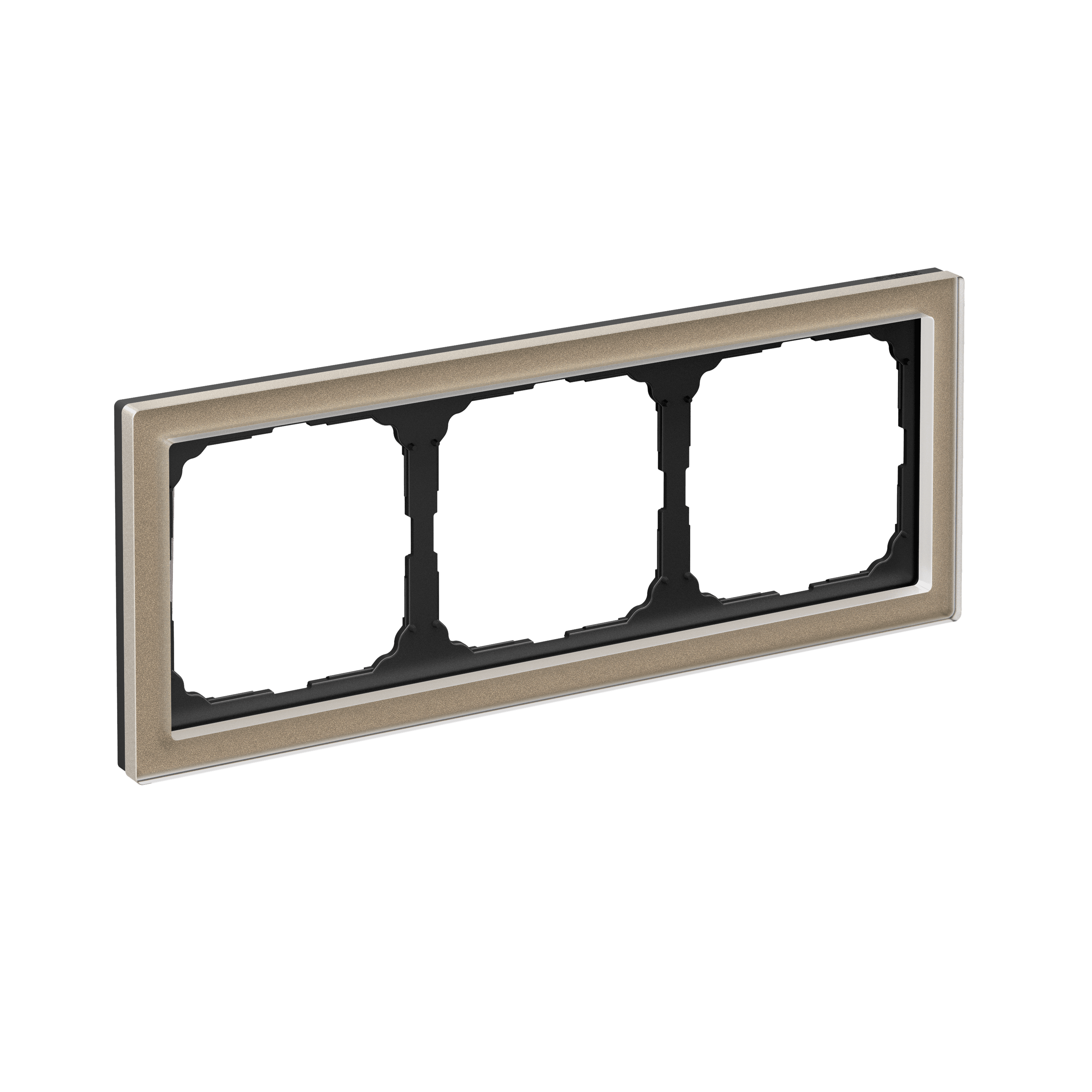 Systeme Electric ArtGallery Pure Органическое стекло Шампань Рамка 3-ая — миниатюра 6