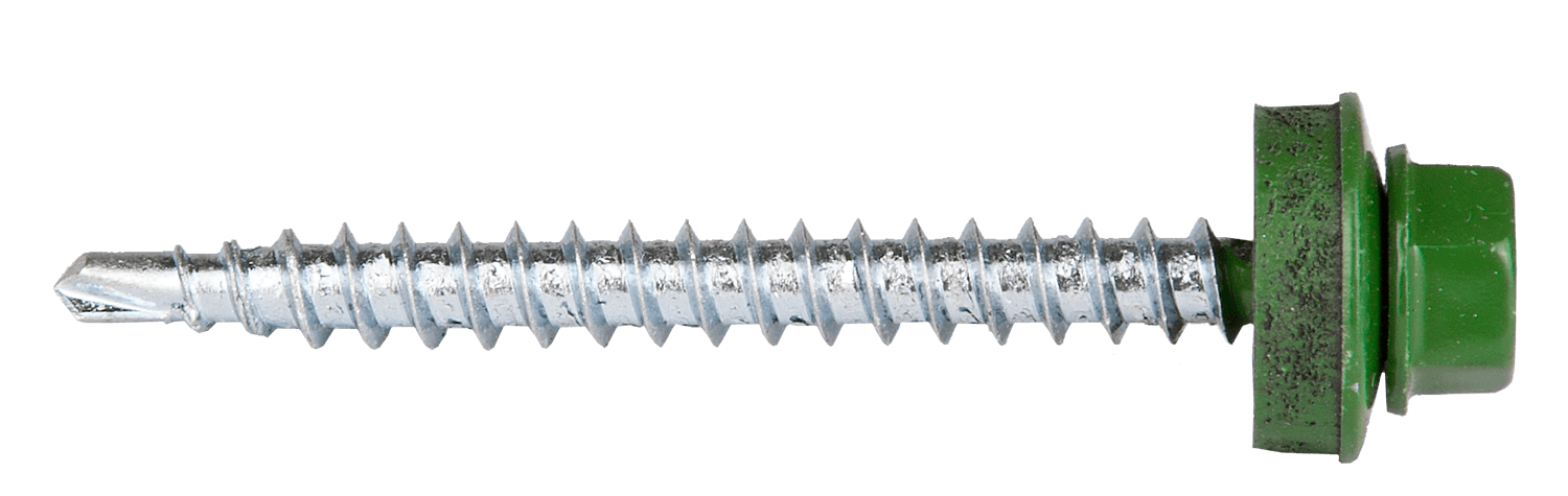 Tech-Krep Саморез КР св. 4,8х51 RAL-6002 (зелёный) (200 шт) - ведро 103179