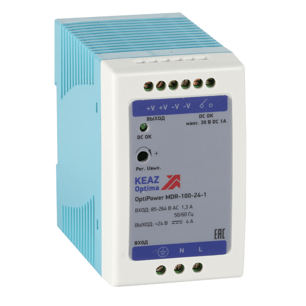 КЭАЗ Блок питания OptiPower MDR-100-24-1